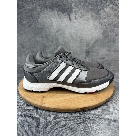 Adidas Golf Shoes Mens Size 9 Gray Synthetic Spiked Low Top Sneakers F33551 main image 11